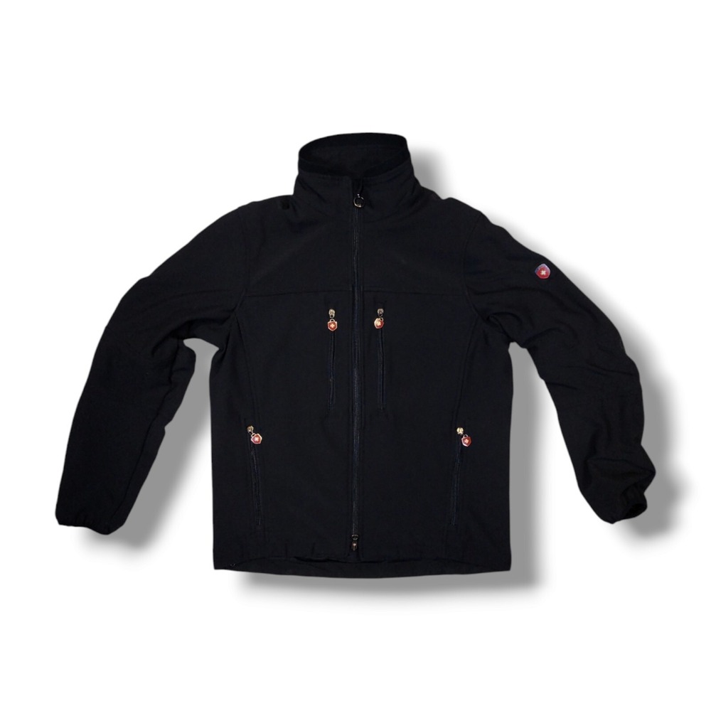 Original Wellensteyn Alpinieri Men's Softshell Windproof Jacket Size Small Black